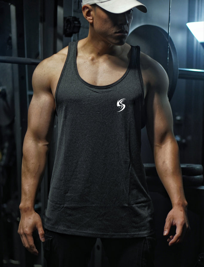 Legendary Lifestyle Singlet - Charcoal Black
