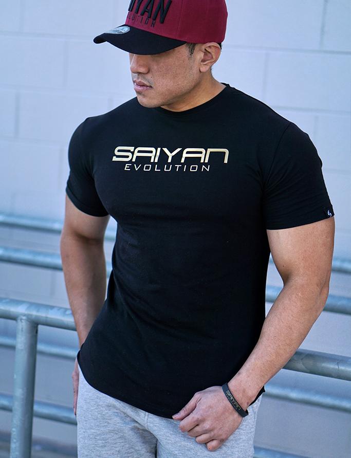 'Saiyan Evolution' Performance T-Shirt - Elite Gold