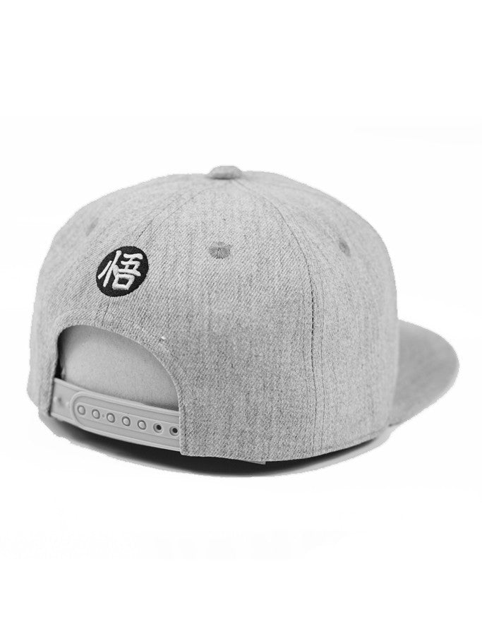 'Saiyan Evolution' Snapback Hat - Concrete Grey - Saiyan Evolution Online Shop Worldwide Shipping - 2