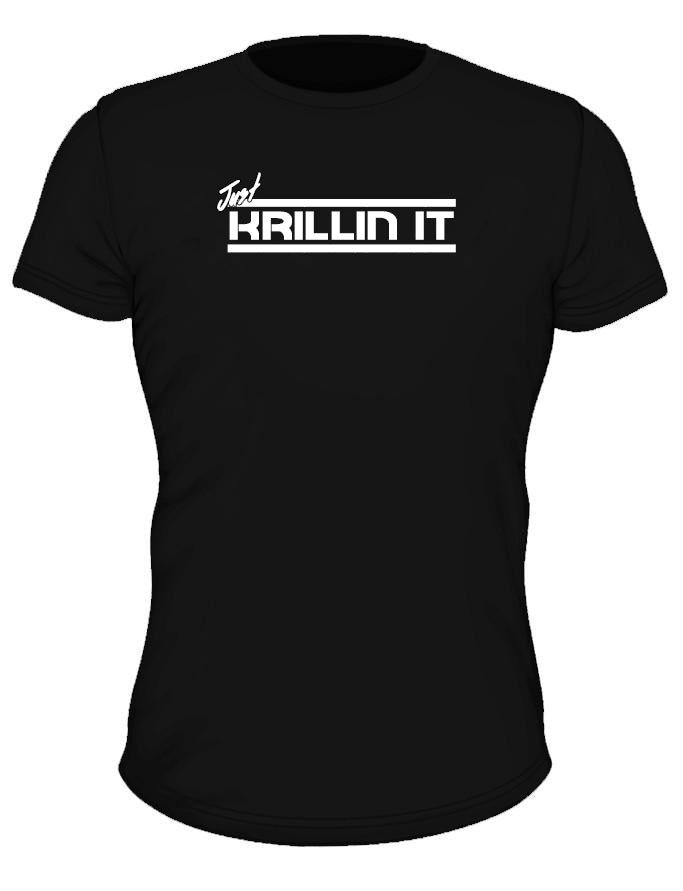 'Just Krillin It' Performance Tee - Elite Black