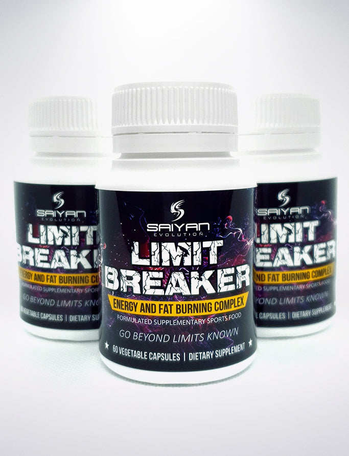 3 PACK DEAL 'LIMIT BREAKER' Weight Loss | Fat Burn | Energy Complex - 180 Capsules (Save 25%)