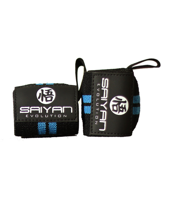 Heavy Duty 'Ascension' Wrist Straps - Electric Blue - Saiyan Evolution Online Shop Worldwide Shipping