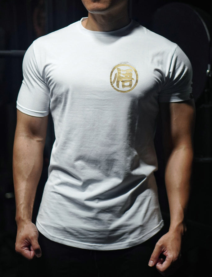 [LIMITED EDITION] V2.0 'Ascension' Performance T-Shirt - White/Gold