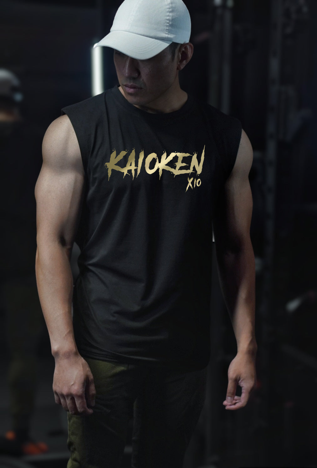 [NEW ARRIVAL] 'KAIOKEN' Comfort Muscle Shirt - Black/Gold