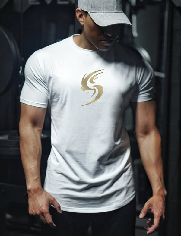 Legendary Performance T-Shirt - White/Gold - Saiyan Evolution