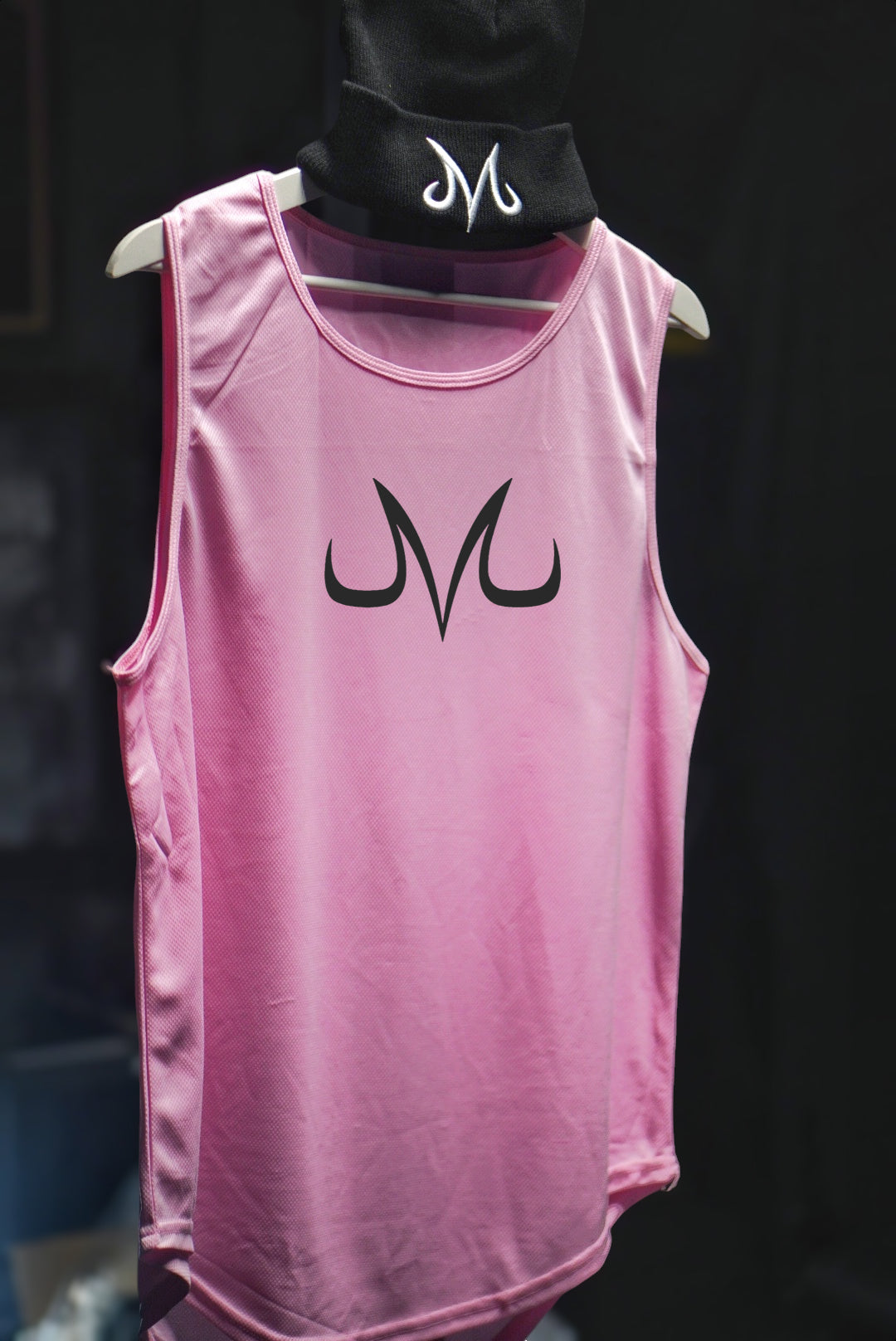 【※k】　タンクトップBKL　MAJIN VEGETA＋MAJIN GYM Dragon Ball Z Majin Vegeta Mineral Wash Muscle Tank Top