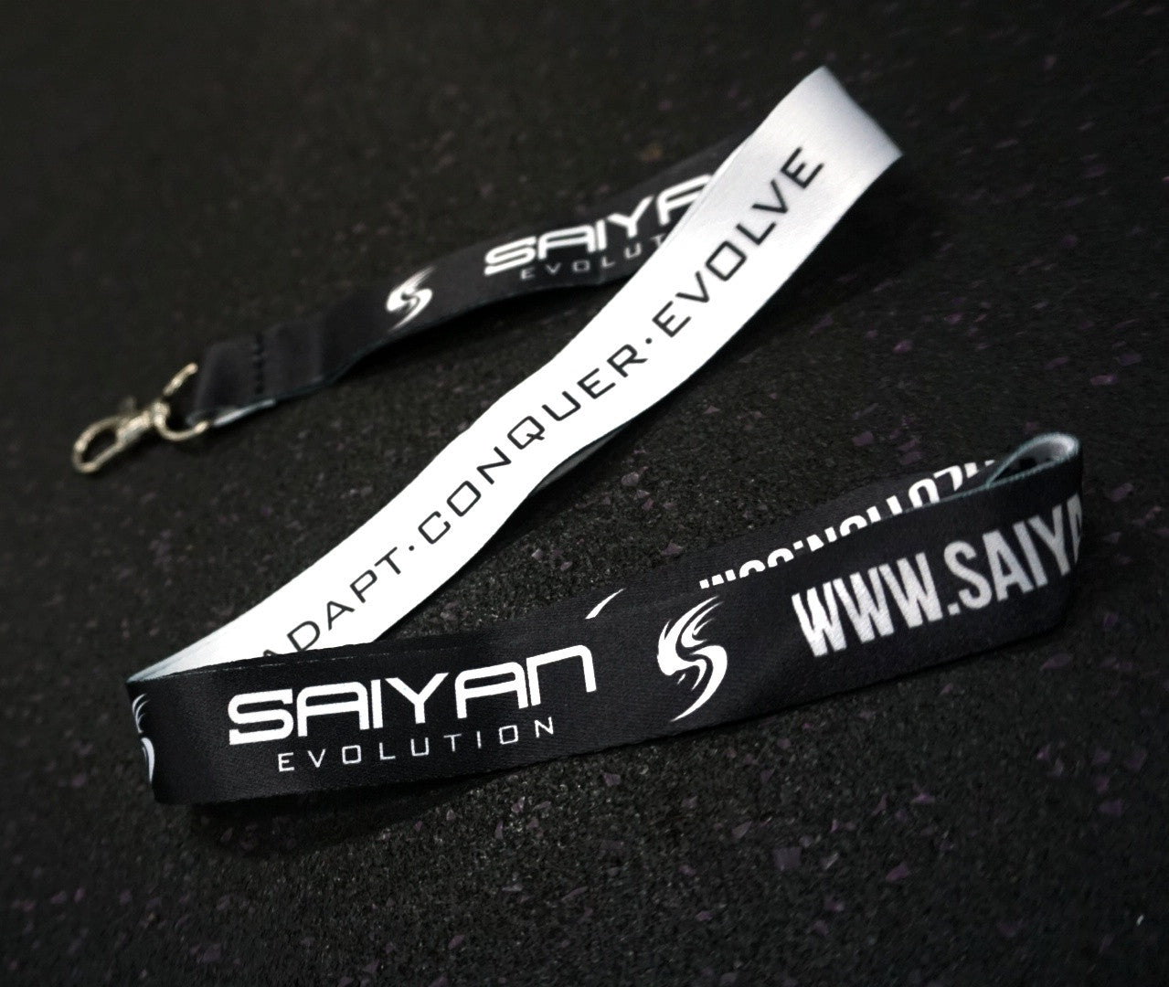 [NEW ARRIVAL] Saiyan Evolution Dual Color Key Chain Lanyard - Black/White
