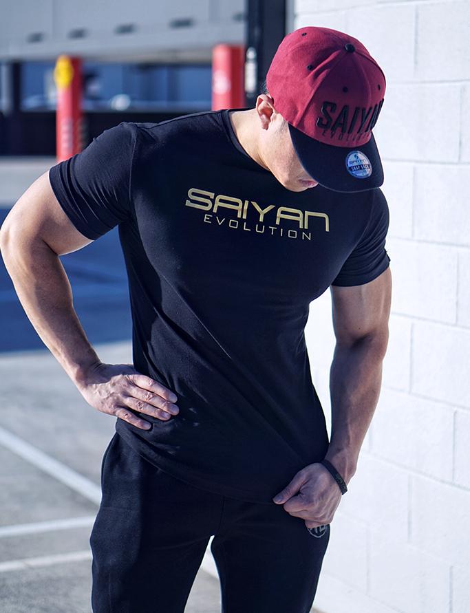 'Saiyan Evolution' Performance T-Shirt - Elite Gold