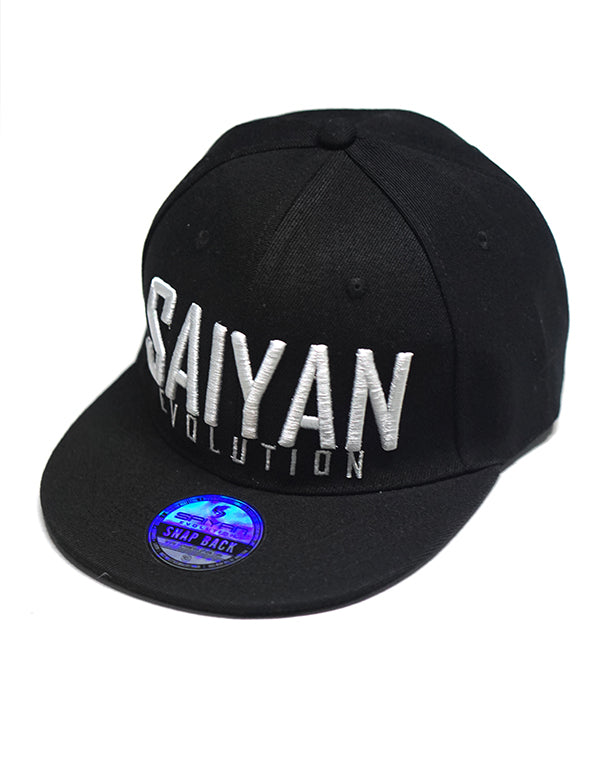 V2.0 'Saiyan Evolution' Snapback Hat - Black/White