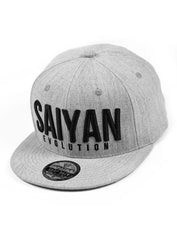 'Saiyan Evolution' Snapback Hat - Concrete Grey - Saiyan Evolution Online Shop Worldwide Shipping - 1
