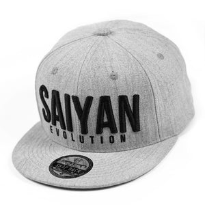 'Saiyan Evolution' Snapback Hat - Concrete Grey - Saiyan Evolution Online Shop Worldwide Shipping - 1