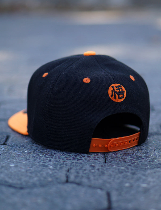 'Saiyan Evolution' Snapback Hat - Black/Orange - Saiyan Evolution Online Shop Worldwide Shipping - 2