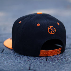 'Saiyan Evolution' Snapback Hat - Black/Orange - Saiyan Evolution Online Shop Worldwide Shipping - 2