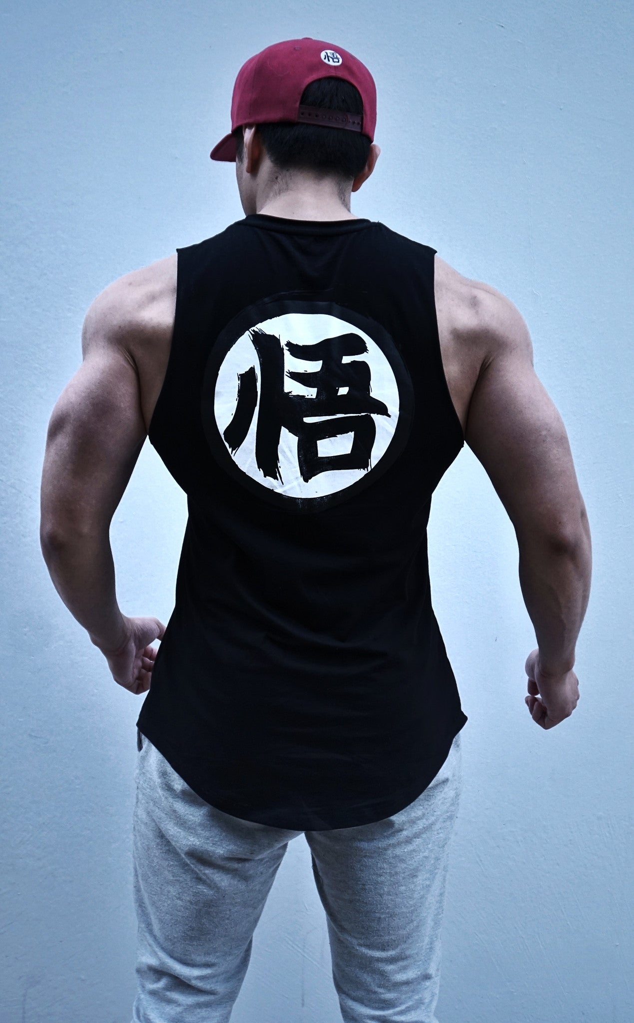 V2.0 Ascension' Muscle Shirt - Rough Cut - Elite Black - Saiyan Evolution Online Shop Worldwide Shipping - 2