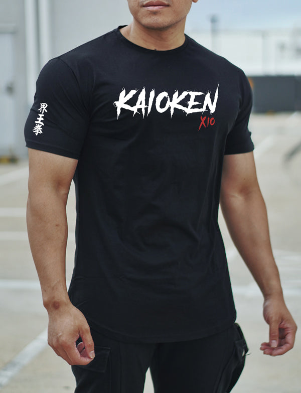 [NEW ARRIVAL] 'KAIOKEN' Performance T-Shirt - Elite Black