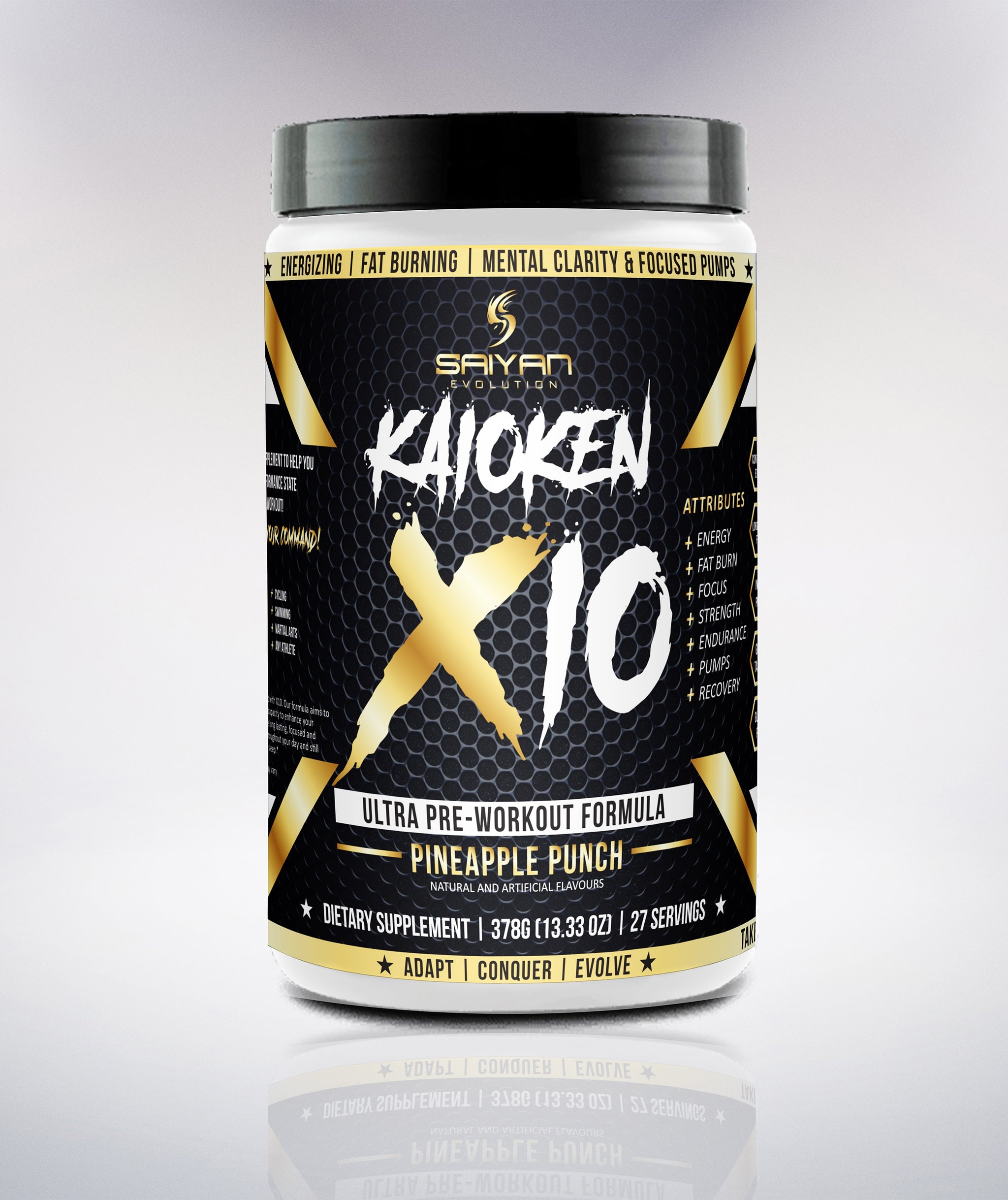 [LIMITED STOCK] Kaioken X10 ALL-IN-ONE Ultra Pre-workout - Pineapple Punch
