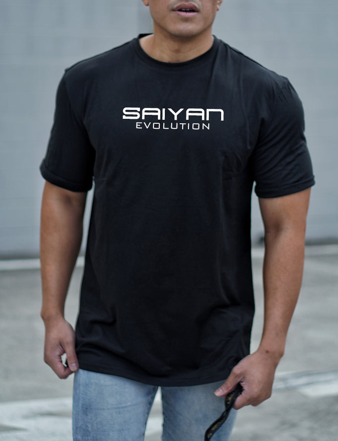 [NEW ARRIVAL] Semi-Oversized 'Saiyan Evolution' T-Shirt - Black
