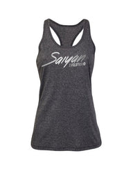 Signature Series Women's Lifestyle Singlet - Dark Heather/Silver - Saiyan Evolution Online Shop Worldwide Shipping